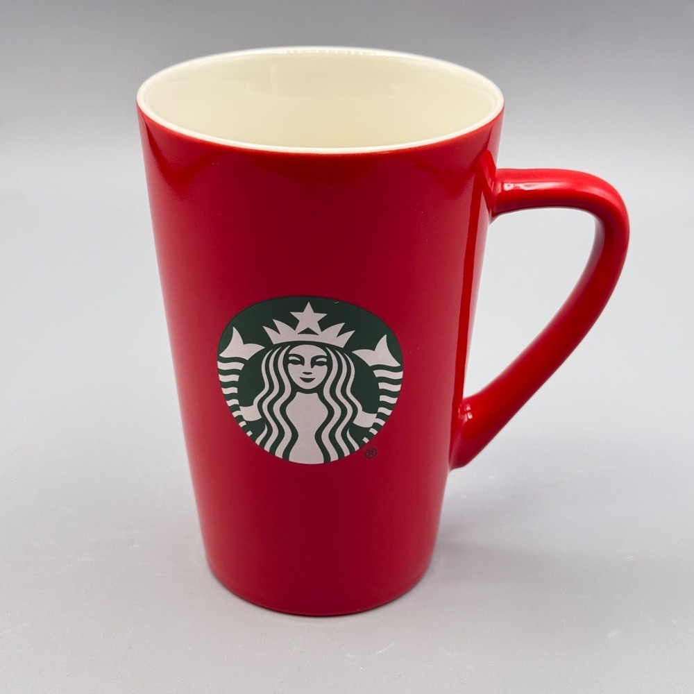 Starbucks Christmas Mug Red Holiday Collectible Festive Tall Latte 2021